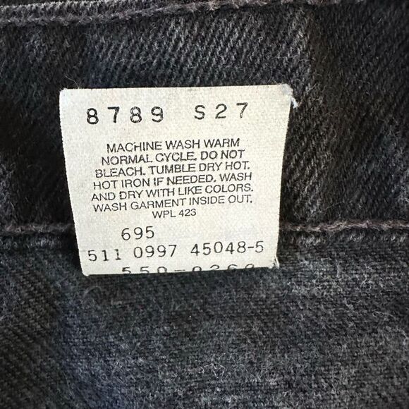Levi’s Vintage 90’s 550 Relaxed Fit Jeans Made in USA Size 34 - Picture 5 of 9